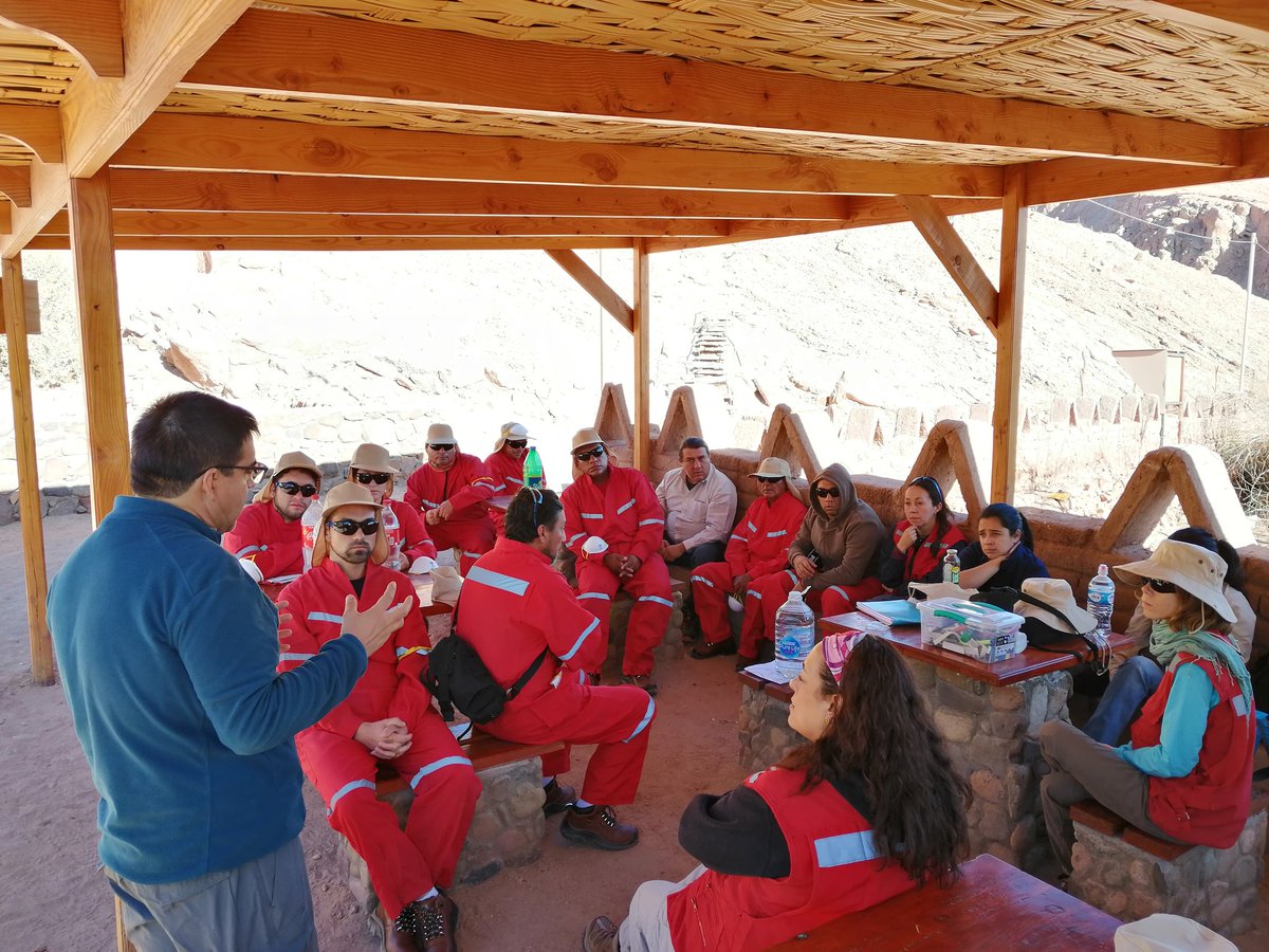 floresortz's tweet photo. Iniciando las obras de Emergencia en el Sitio Pukará de #Quitor, charla de inducción arqueológica a los trabajadores y luego las primeras labores de consolidación bajo monitoreo. https://t.co/IuU2N6vmSy
