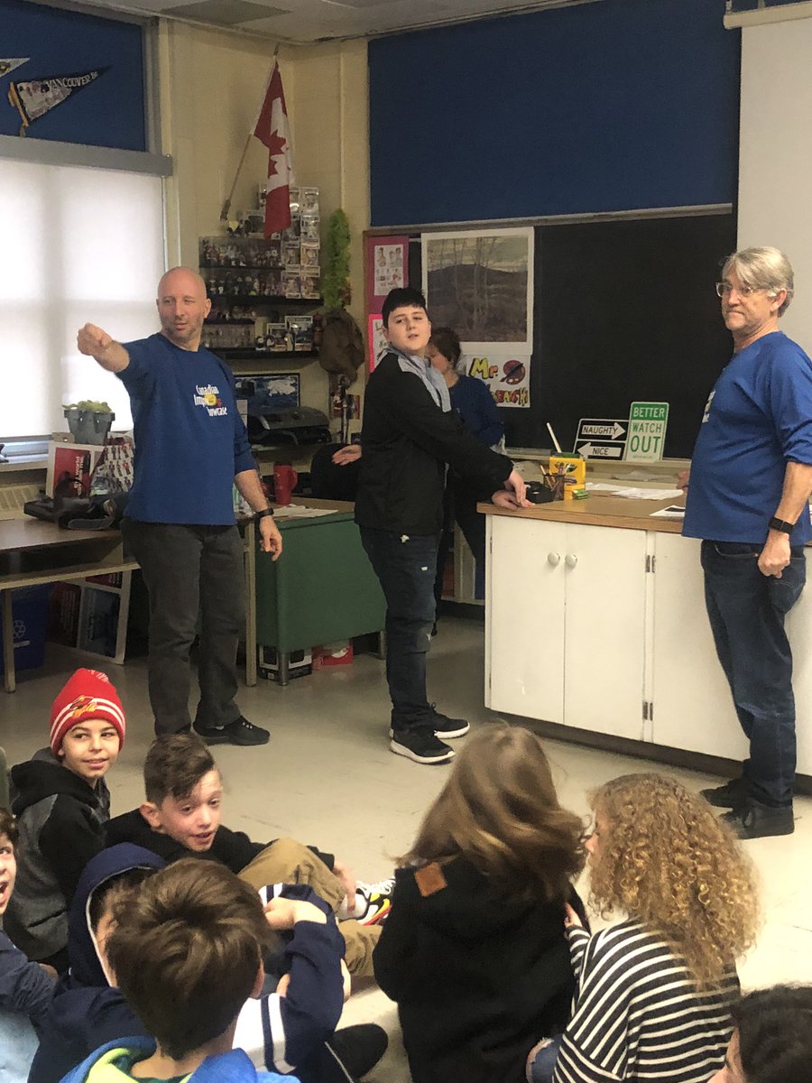 s_deeck's tweet photo. We had lots of fun doing improv this morning. Thank you @JPomianowski for inviting us ! @CDNimprov @HillcrestMS1 https://t.co/lJ7xaWKgcy