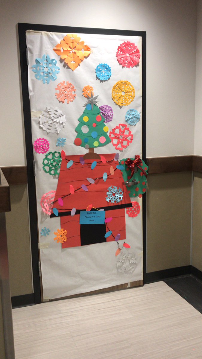 Door Decorating Contest!  Who will win??