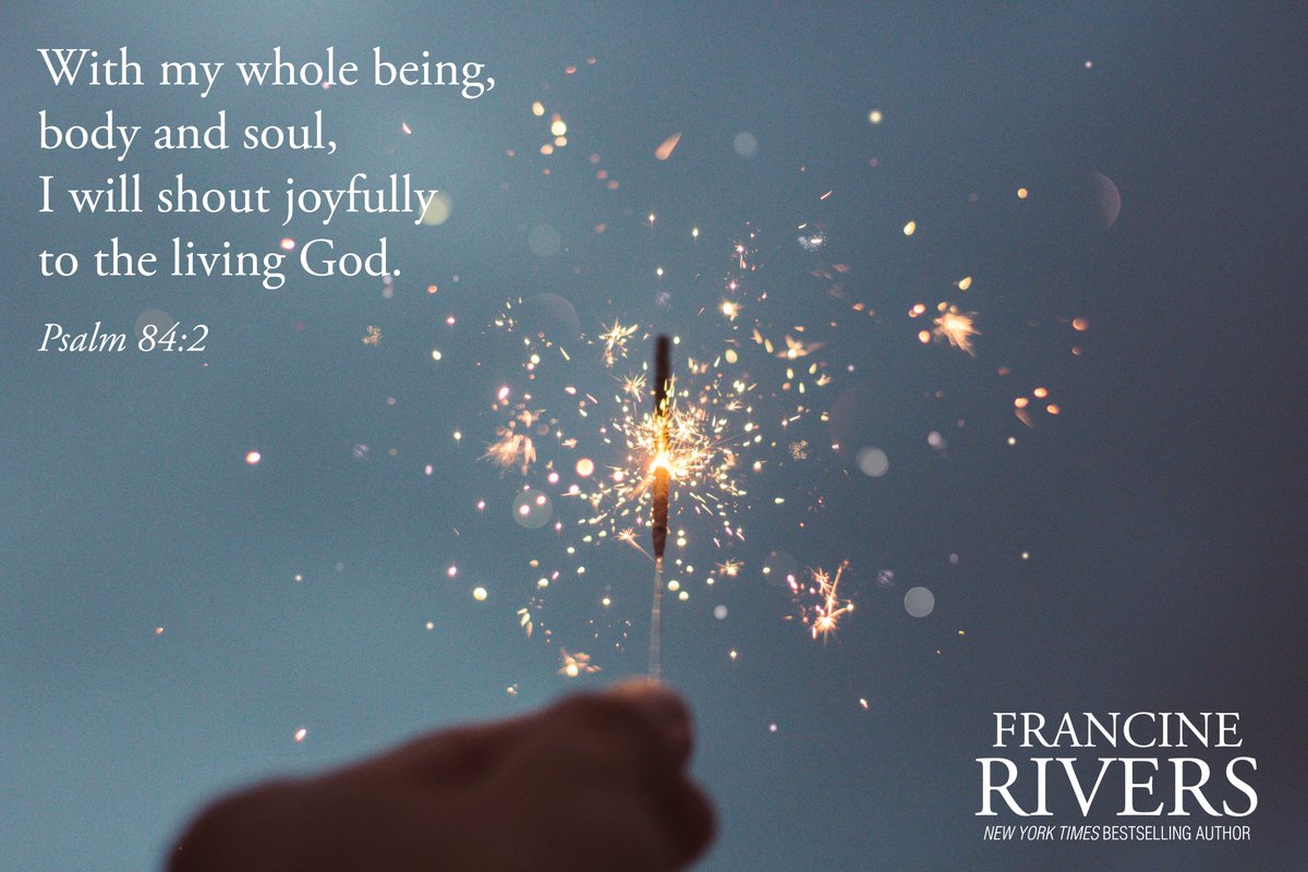 FrancineRivers's tweet photo. “With my whole being, body and soul, I will shout joyfully to the living God.” —Psalm 84:2

#TheShoeBox #Advent #joy

https://t.co/pGJdsE5eEs https://t.co/Uu5WwHekWr