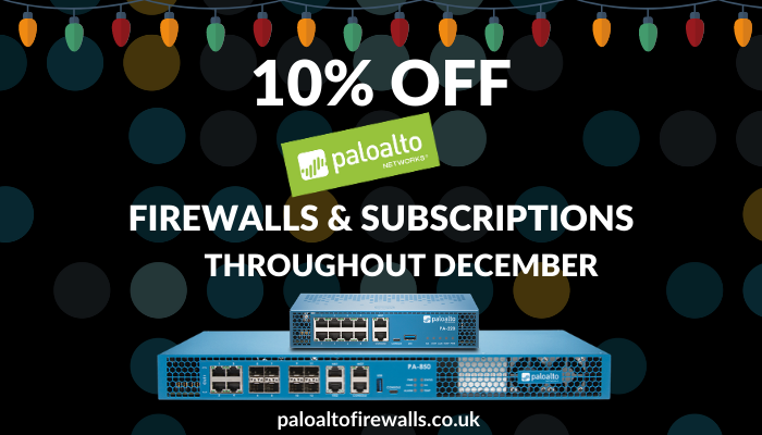 WizardCyber's tweet photo. Looking to upgrade your @PaloAltoNtwksUK  firewall or looking to renew your subscription? As a trusted UK partner, we are offering 10% off throughout the whole of December. 

Head to https://t.co/0GAACFLoRE or call 03333110121 to find out more.  #paloaltonetworks https://t.co/8sDnvEgEXM