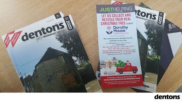officialdentons's tweet photo. All advertisers with a space in the 2020 Melksham Directory will be receiving a @DorothyHouseHC Christmas Tree Collection leaflet.

Make sure you take a look if you have a real Christmas Tree-it's a great service for an even better cause (and we are volunteering to help!) https://t.co/a3stSUirYZ