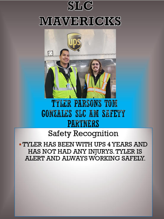 A Langford (@alangford17) on Twitter photo Shout out to SLC AM Gateway employee Tyler P. for your dedication to working safe. #TogetherWeKeepItSafe @DesertMTUPSers <a href="/waringlester/">Waring Lester</a> <a href="/luke_brwnldr/">Luke Mathews</a> <a href="/MPZakely/">Mike Zakely</a> <a href="/RubenSafetyDM/">Ruben Rodriguez Jr</a> <a href="/SHELBYDOO7/">RACHELLE ANDERSON</a> Shout out to SLC AM Gateway employee Tyler P. for your dedication to working safe. #TogetherWeKeepItSafe @DesertMTUPSers <a href="/waringlester/">Waring Lester</a> <a href="/luke_brwnldr/">Luke Mathews</a> <a href="/MPZakely/">Mike Zakely</a> <a href="/RubenSafetyDM/">Ruben Rodriguez Jr</a> <a href="/SHELBYDOO7/">RACHELLE ANDERSON</a>