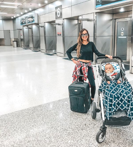 @gimenaax3 is ready to hit the road with her Baby Trend GoLite® Snap Fit Sprout Travel System. Holidays bring out the travel in all of us. Where are you traveling to or hosting this holiday season? #BabyTrend #BabyTrendfamily bit.ly/35kkb1w