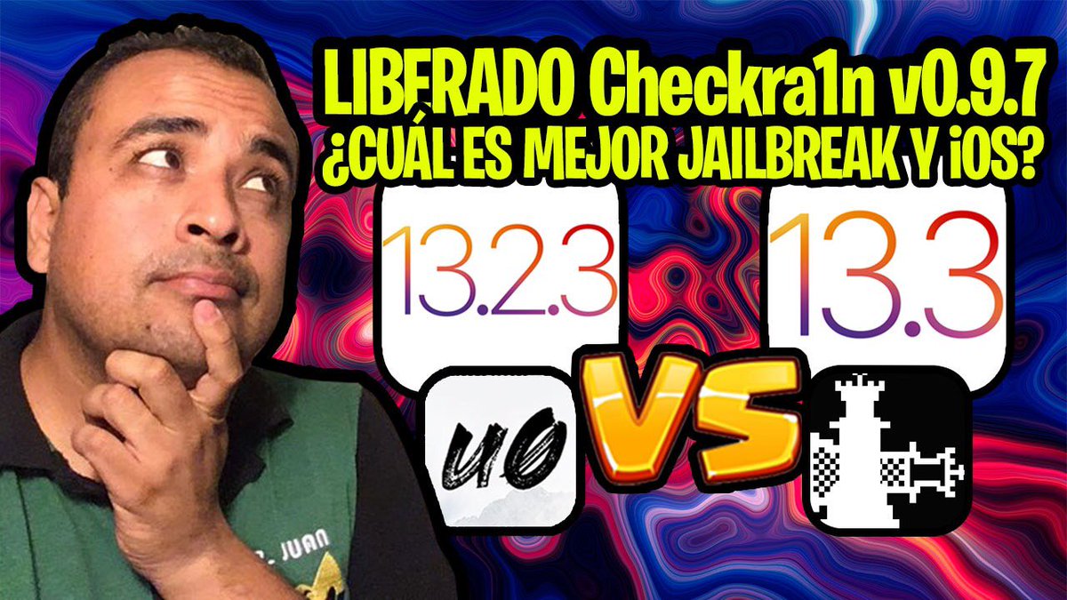 ProfeJuAntonio's tweet photo. 🚀 LIBERADA NUEVA VERSIÓN DEL #Jailbreak DE @Checkra1n‼️

🎥 https://t.co/Q3tfltwC0X

1️⃣ Explico todas las novedades de nueva beta de Checkra1n💡✅
2️⃣ ¿Quiénes DEBEN subir a iOS 13.3⁉️
3️⃣ ¿Cómo sería el Jailbreak del #iPhone del 2021 que vendría sin conector Lightning ni USB-C⁉️ https://t.co/KbLrowdxHj