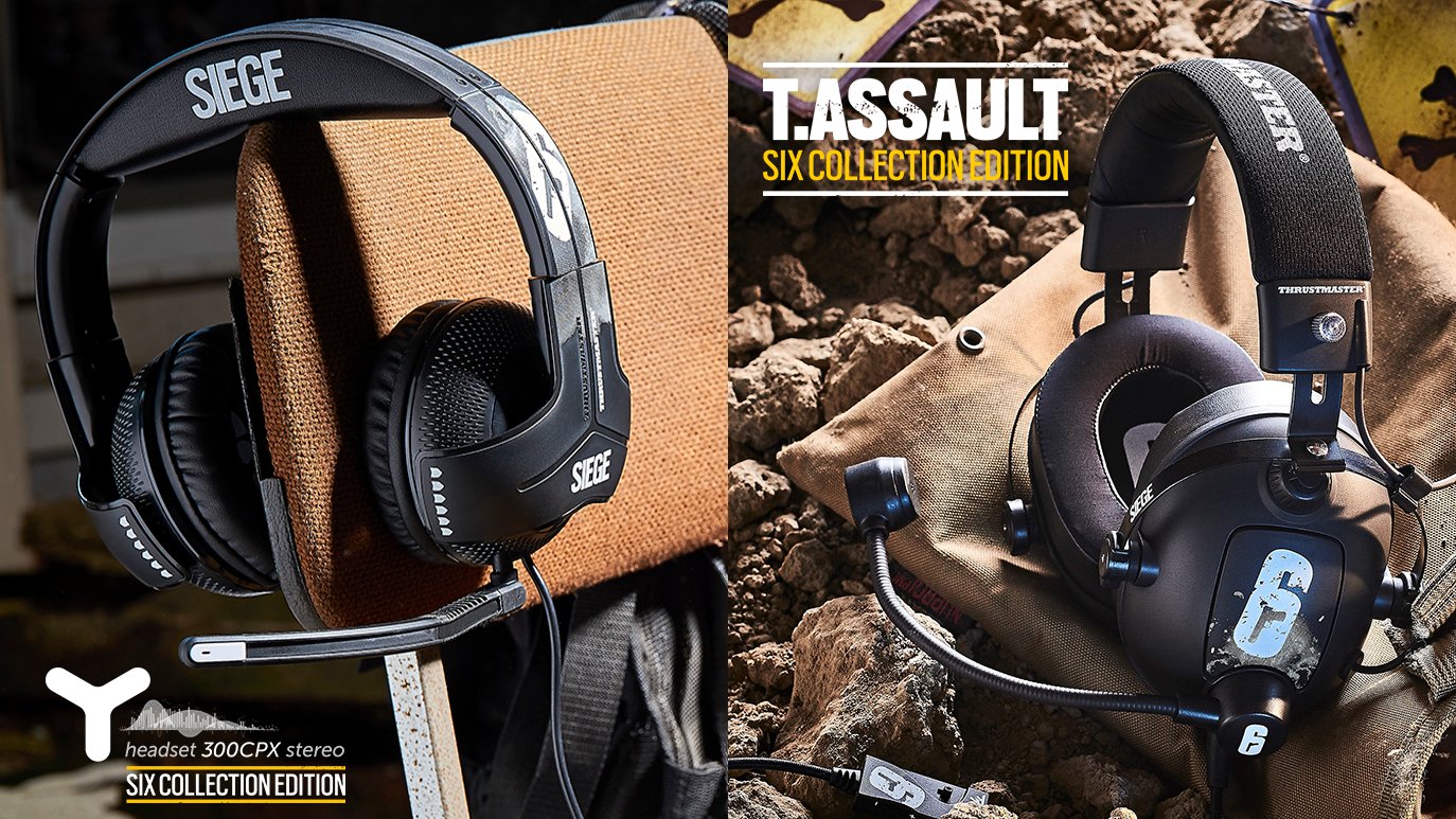 Thrustmaster Y-300 CPX Rainbow Siege Edition (PS 5%キャラ電%PS