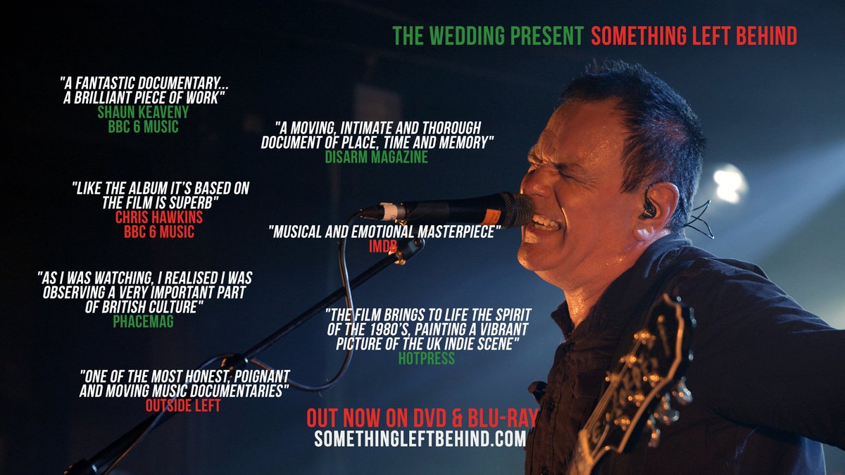 TWPdocumentary's tweet photo. The film shop is now open. Own the documentary and find official merchandise at: https://t.co/K3meS1SPxq

#theweddingpresent #somethingleftbehind https://t.co/vdfSOMGILm