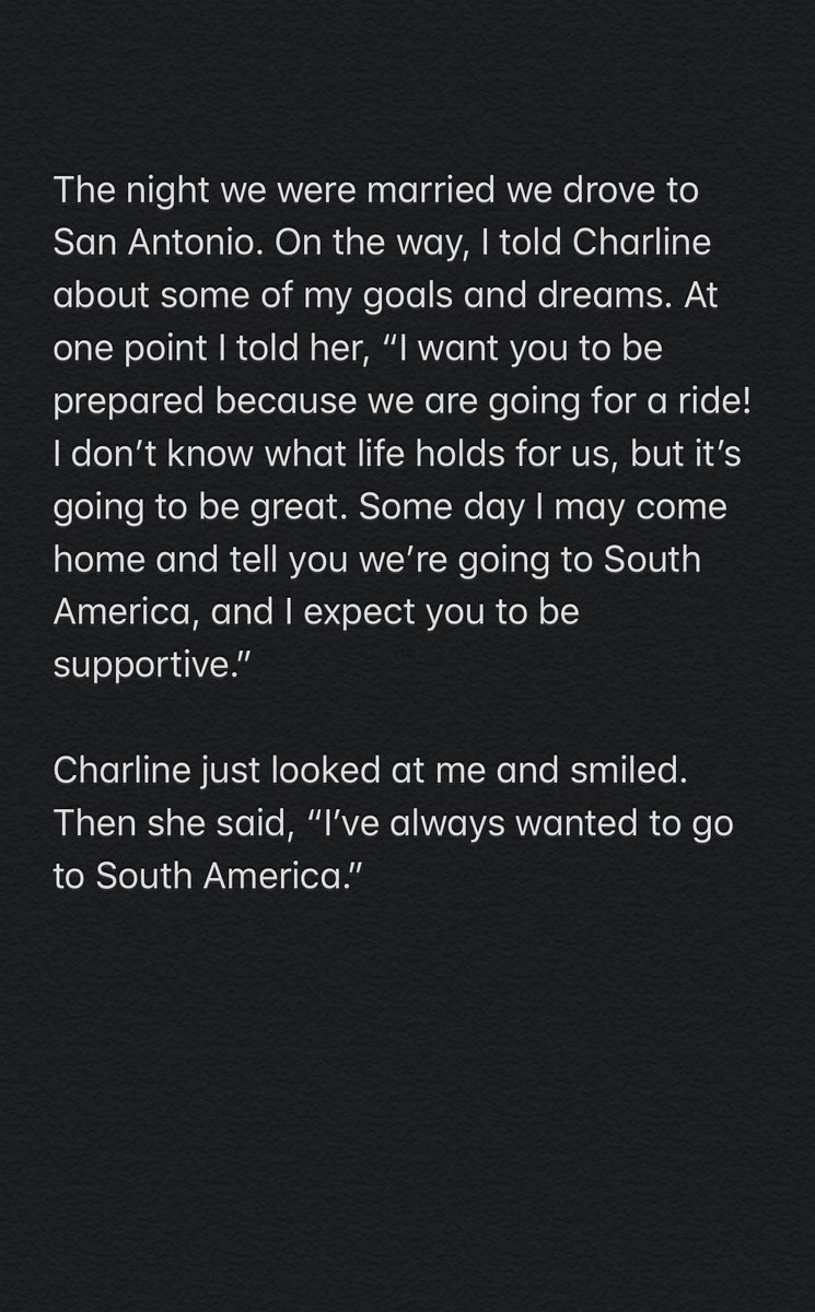 RedMcCombs's tweet photo. The best decision I've ever made, up and down, from start to finish, was marrying Charline. https://t.co/ieRNTYzFLT