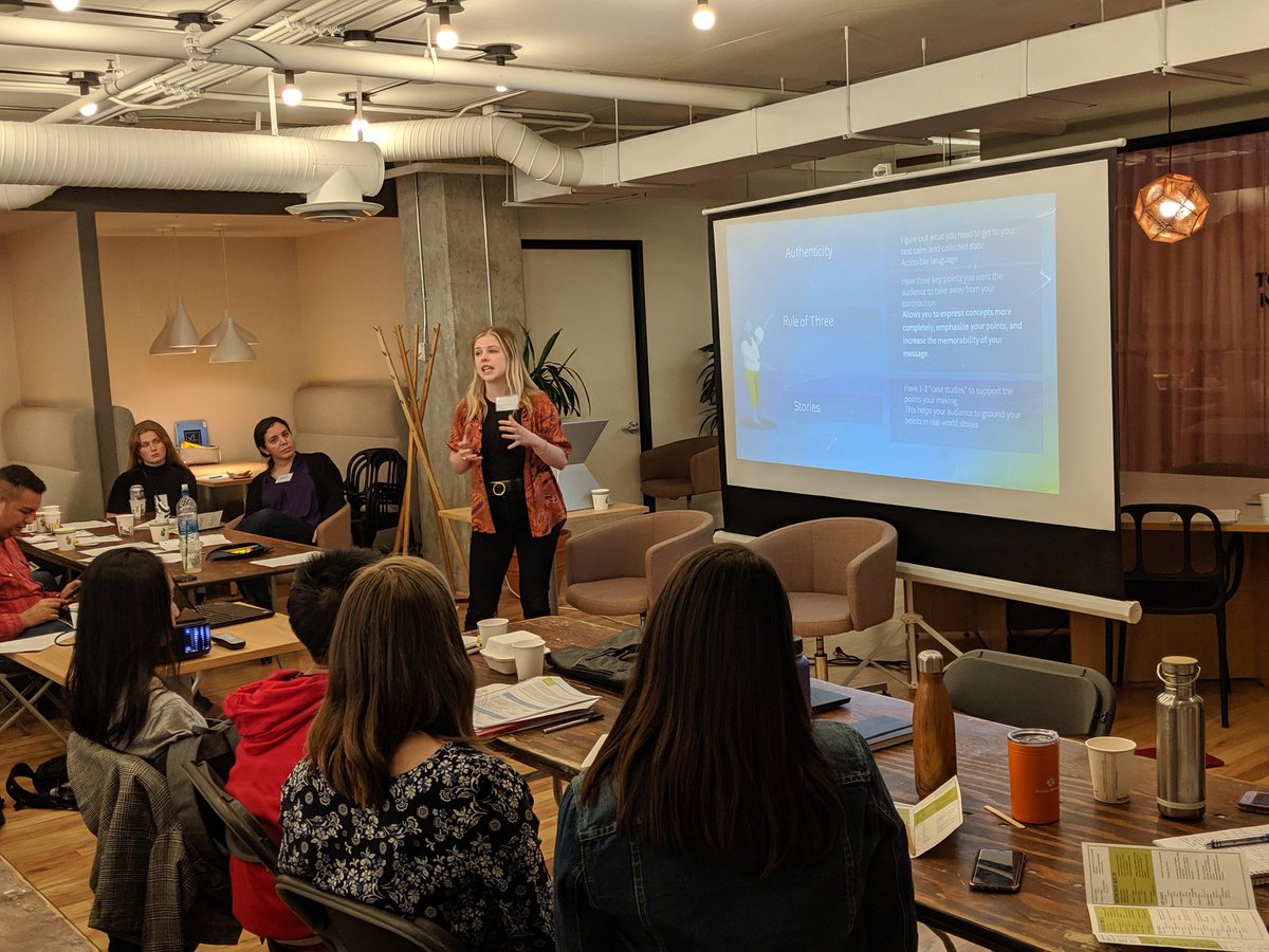 CEM/MI was the first time Student Energy hosted out first training session delivering quick tips on public speaking, networking, how to tell your energy story, and intention-setting.