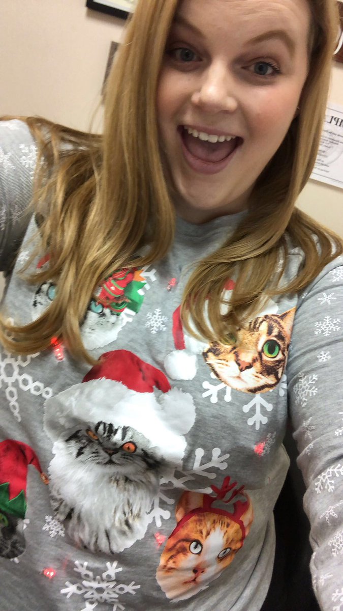 AHethershaw's tweet photo. Meowy and bright!!! Like my picture to help me win a prize! #klenkteam #klenk #kleinsped #kleinSLP @KlenkKISD https://t.co/Dr5pub5KkC