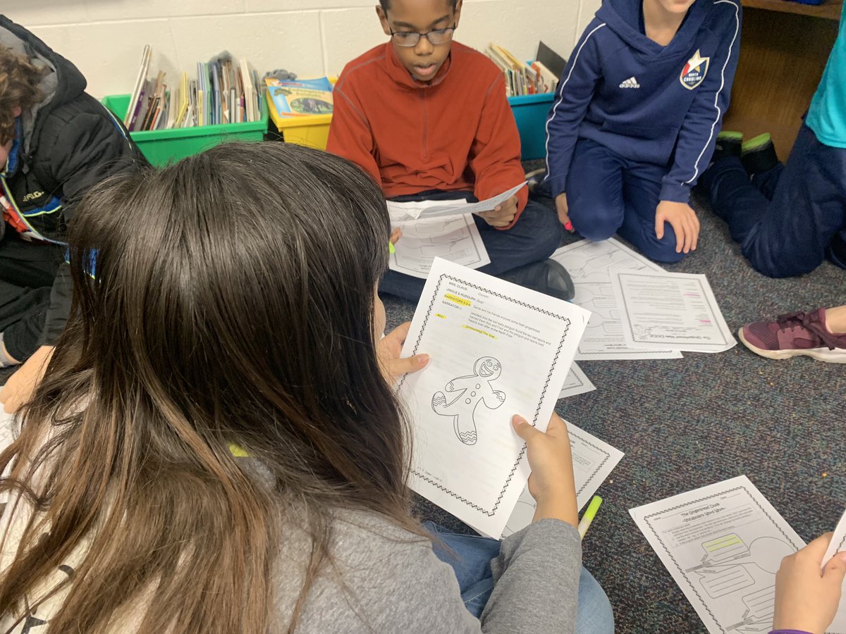 haystravelers's tweet photo. Kicking off #GingerbreadWeek with @TheGingerbreadDude reader’s theater. @PleasantUnionYR #FracturedFairyTale https://t.co/HxqyahY2Wv
