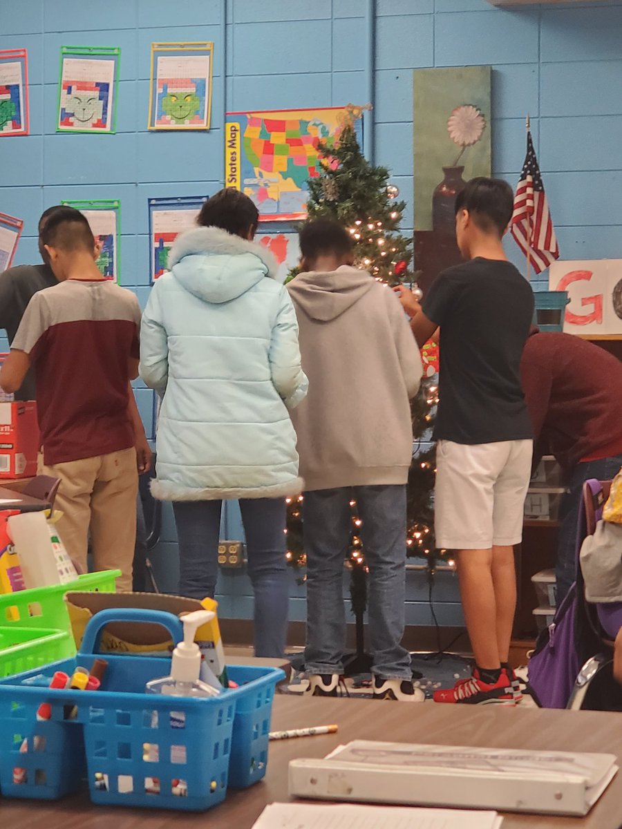 'Tis the season for Life Skills in Room 607 at Westside High School! Decorating for the holidays and learning about holiday traditions around the world. GO RAMS! <a href="/BryanAndCarrie2/">Bryan And Carrie</a> <a href="/JillBailey1983/">Jill Smith</a>