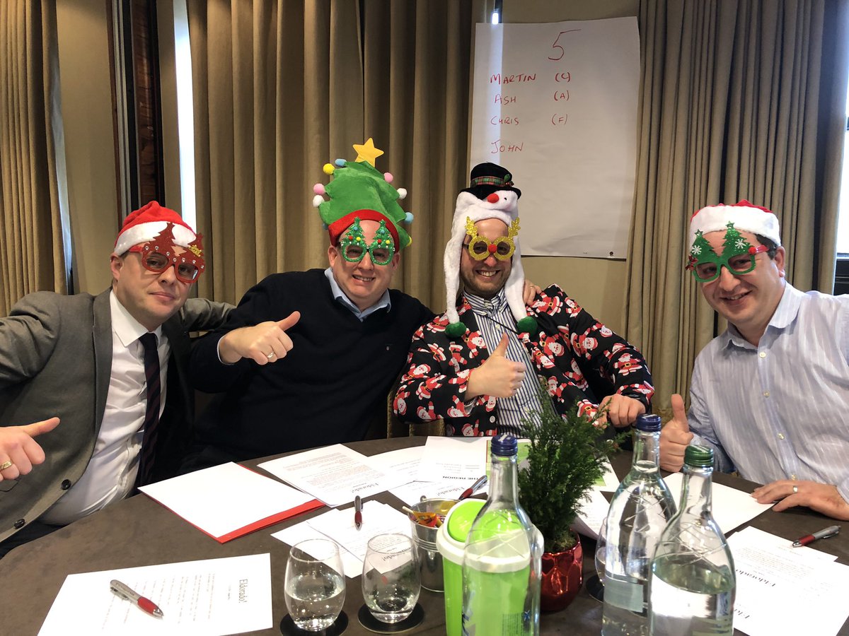 nhorton0's tweet image. Members of the fabulous @Holdcroft_Group aftersales management team starting to unwind after successfully solving their festive treasure hunt. 
Where there’s a will, there’s a way. 😉
#celebratingsuccess #teamworksolutions