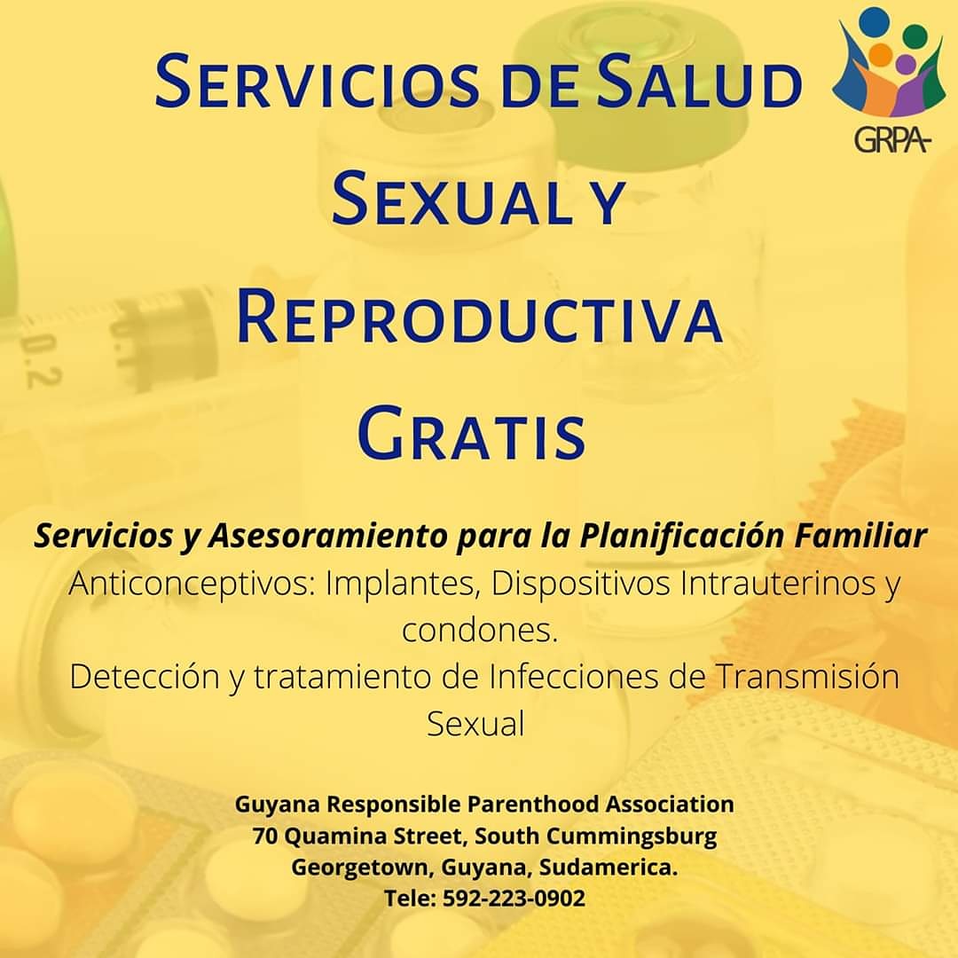grpagy's tweet photo. Servicios gratuitos de salud sexual y reproductiva en la Clínica GRPA.

Llame al 223-0902 para más información. https://t.co/4IGXjWsnrc