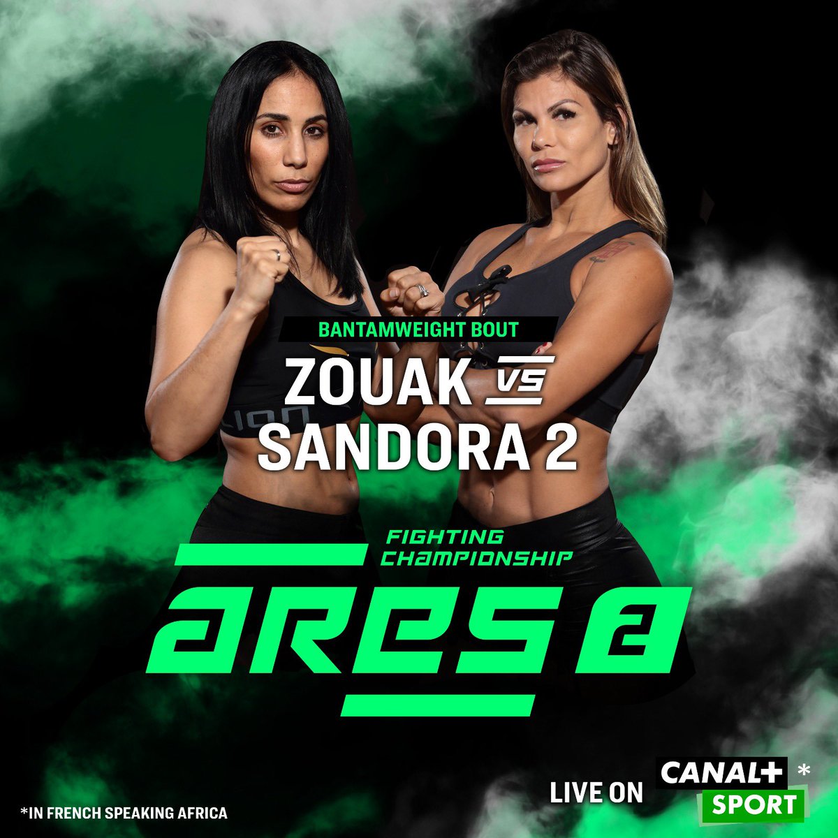 <a href="/rizlenzouak/">rizlen zouak</a> vs. <a href="/Jamilasandora/">JS Advanced Aesthetics</a> : Let’s RUN IT BACK‼️
#ARES2

Watch ARES 2 live on <a href="/cplussportafr/">CANAL+ SPORT Afrique</a> in French speaking Africa.

Dates and location for #ARES2 to be revealed at a later date (STAY TUNED 👀)