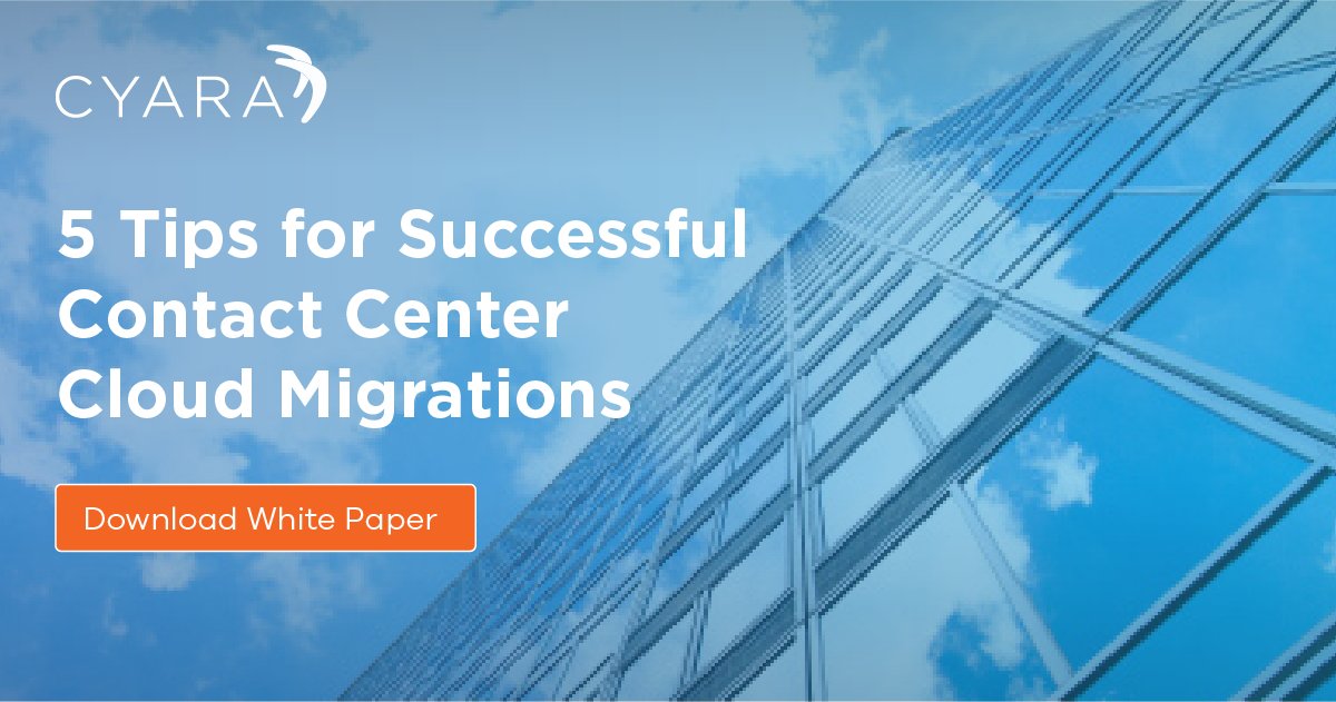 Learn the five best practices for reducing risk and assuring a great customer experience when migrating your #ContactCenter to the cloud:  #CX #QualityAssurance bit.ly/2YGFnNn