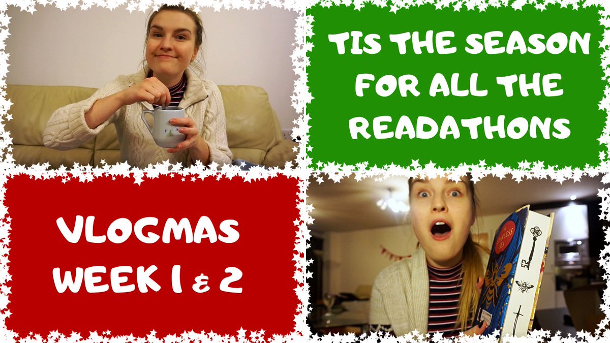☃☃ VLOGMAS (kind of) WEEK 1&amp;2 !!!! ☃☃

youtu.be/WH5UjDHpdx4

🎁Is it vlogmas if it's not daily?
🎁Reading books not from TBR despite a massive TBR
🎁My first book haul!
🎁A light show 😍

Please give a watch and RT if possible!! Thank you ❤