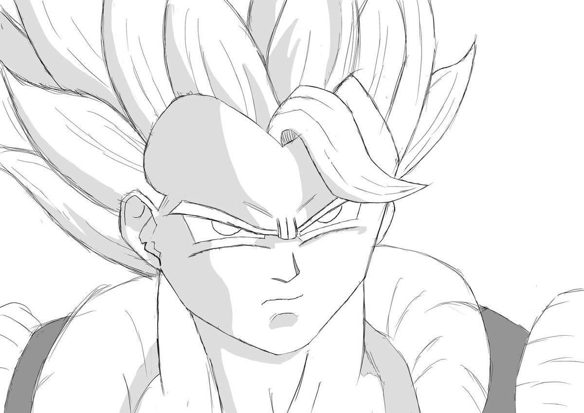ドラゴンボール 寝ようとしてたのに何で超ゴジータ模写し始めたんだろ おやすみなさい フジ イラスト描きますの漫画 ドラゴンボール 寝ようとしてたのに何で超ゴジータ模写し始めたんだろ おやすみなさい フジ イラスト描きますの漫画