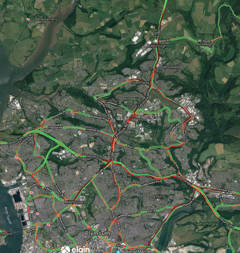 plymouthbus's tweet photo. Service update 1730: EVERY main road in Plymouth is gridlocked we have buses now approaching 2 hours late on #PCB42C #PCB104 #PCB105 are 1 hour 30 minutes late in Plymouth still. #PCB27 #PCB28A #PCB34 #PCB40 #PCB41 #PCB42A #PCB44 #PCB44A #PCB50 are all plus 30 minutes late. https://t.co/sNpraJIb3f