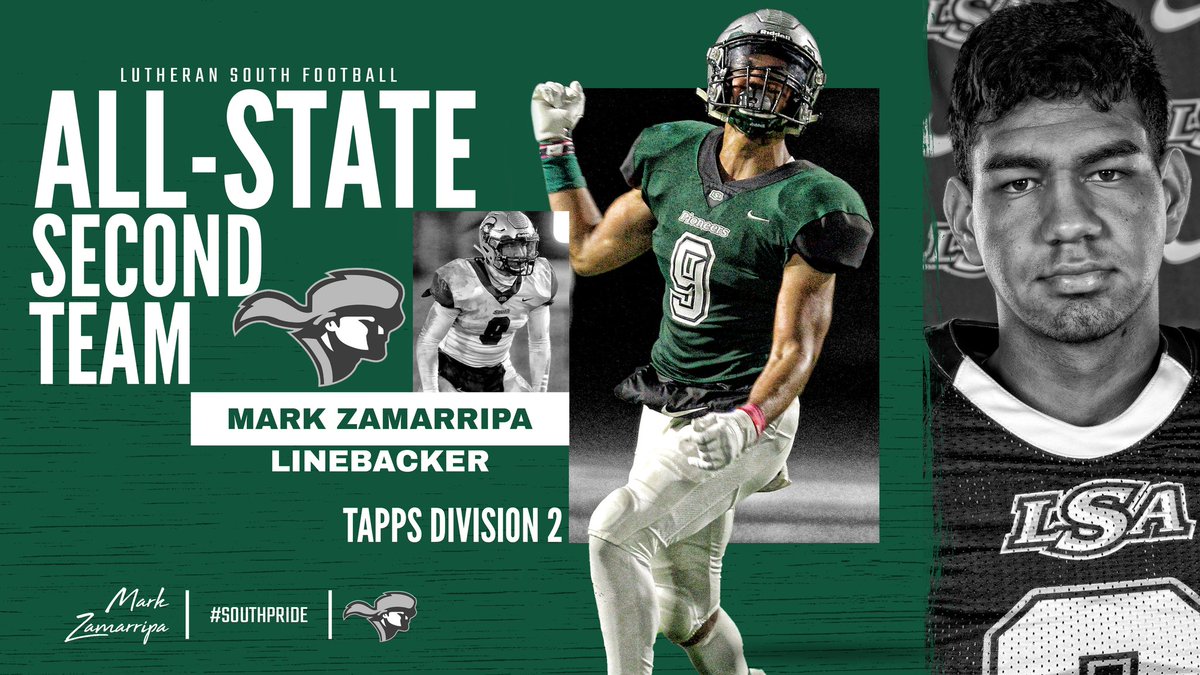 lsaathl's tweet photo. Congrats to Mark Zamarripa on his Second Team All State selection at Linebacker! #SouthPride https://t.co/5yoFLv6qzD
