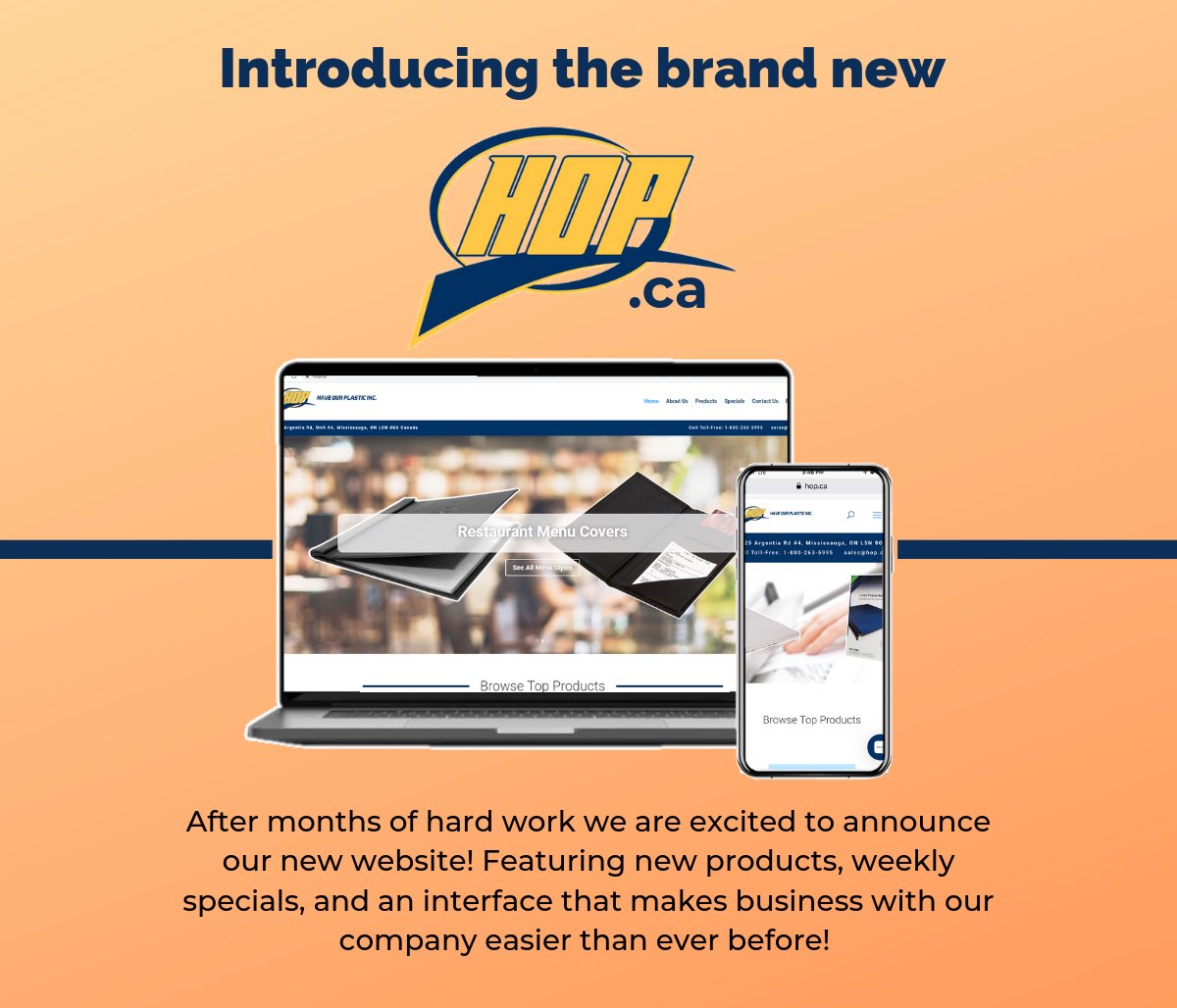 We recently launched our new and improved website that we just know you’ll love. Check it out at hop.ca!