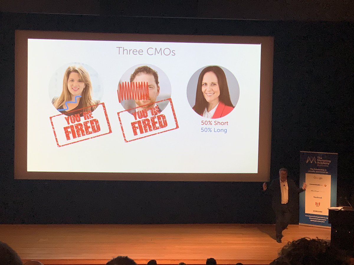 lisavitaris's tweet photo. @markritson summing up 2019’s top moments in marketing including two of my favourites-Les Binet and Peter Field’s long and the short of it and the Tide superbowl ad. Good insights into brand building and performance marketing for 2020. @TheMktgAcademy #themarketingacademyAUS https://t.co/Ca1ZgPbNe2
