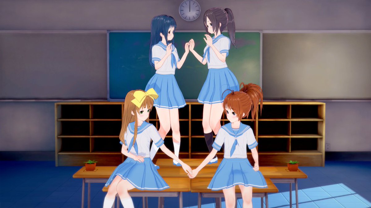 Marina Pv I Recently Discovered Koikatsu Party After Playing Around With It For Hours I Managed To Create Minami Quartet From Hibike Euphonium Anime Eupho リズと青い鳥 鎧塚みぞれ 中川夏紀 傘木希美 吉川優子 コイカツ Koikatsu