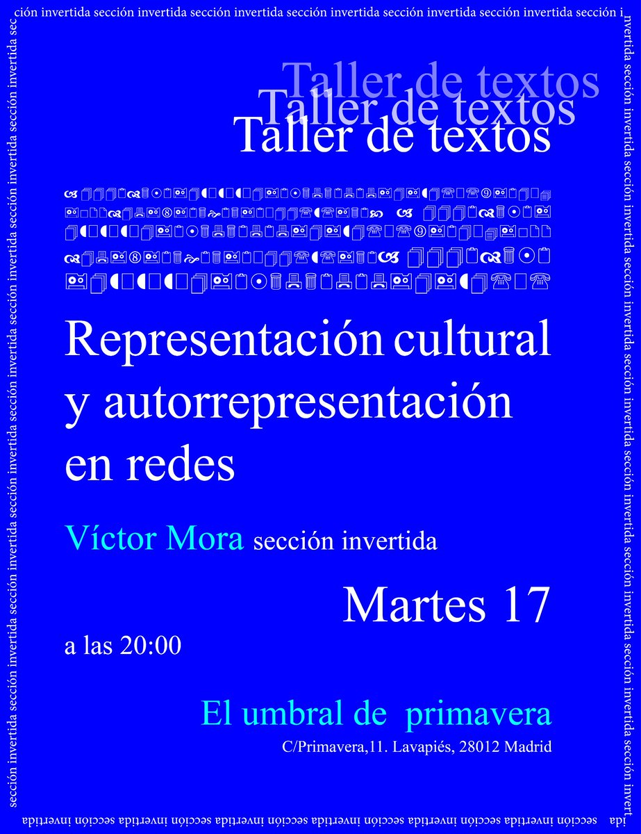 ¡¡Último taller de textos del año!!