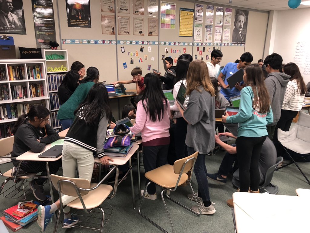 mrsotoolesclass's tweet photo. When you have a test tomorrow and your teacher doesn’t run a Kahoot review, you do your own. @Still1999 #futureready204 #portraitofagraduate https://t.co/BwJyWCBWQa