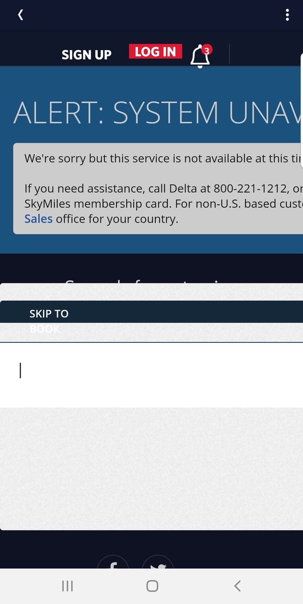 myfavtech's tweet photo. @Delta when a simple #deltatest crashes your app. https://t.co/eBFgVWjTwq