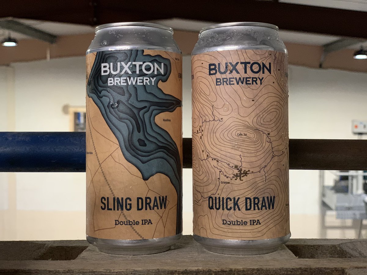 Sling Draw and Quick Draw - Our final DIPA releases of 2019, a pair of linked beers with a shared malt bill and yeast profile, hops selected individually for maximum impact. Rack them up and enjoy, especially in the hills.
Available now - buxtonbrewery.co.uk/browse