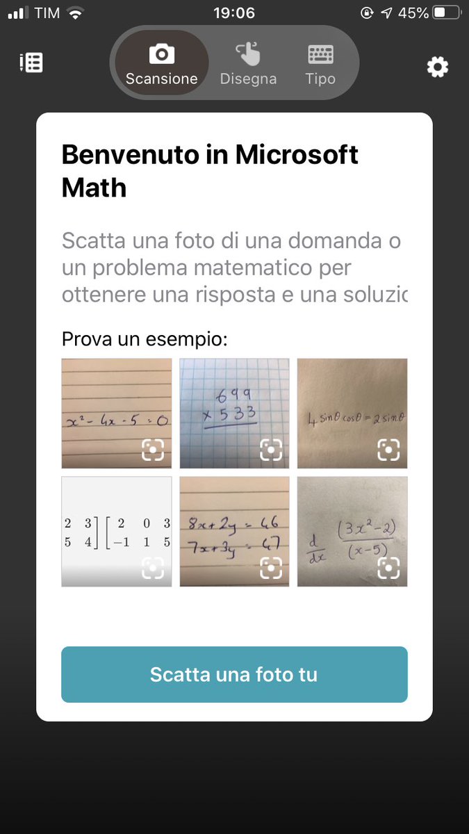viralber's tweet photo. hai provato #microsoftMath @MicrosoftEDU @minaspasic https://t.co/BQyWo2mOyr