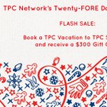 Image for the Tweet beginning: TPC Network's Twenty-FORE Days of