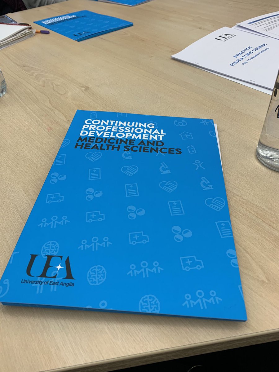 Great day today attending the Practice Educator Course at <a href="/UEA_Health/">School of Health Sciences</a>! Lots of things to consider when having future students and feeling excited to be a part of student development 🌟#cpd
