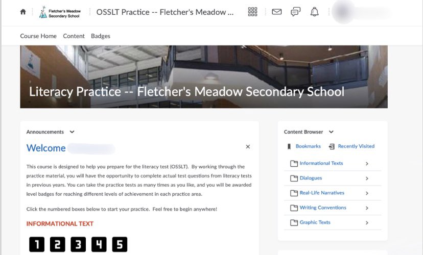 Hey <a href="/fmssarrows/">Fletcher's Meadow S.S.</a>! This new FMSS online literacy resource provides real-time feedback and is now available on D2L to ALL Ss. It’s a great tool to access over the break to improve your skills! Prefer pen and paper? Hard copies are available in the Library. Check it out!👇🏽👇🏾👇🏿 👇