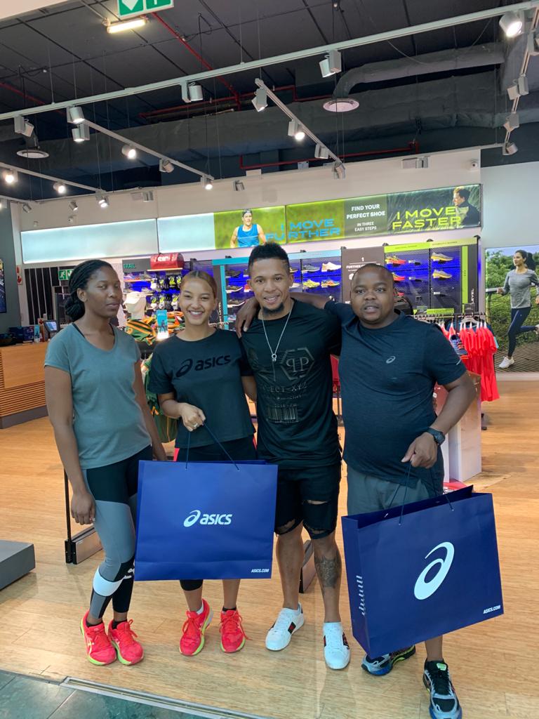 G - " big things ahead 2020 , motto stuck to me and it said " #MOVEFURTHER #LEGACY <a href="/ASICS_ZA/">ASICS_ZA</a>