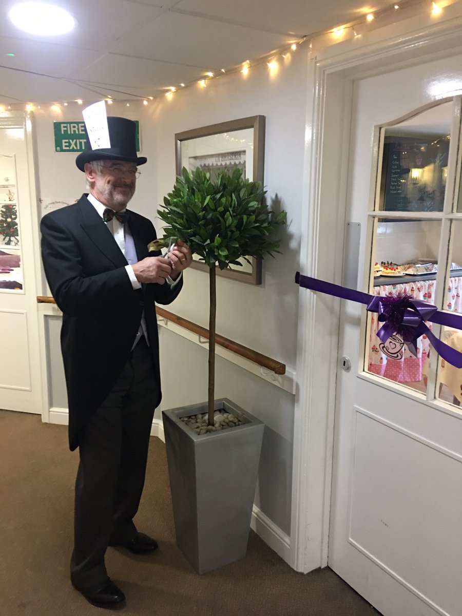 PrioryCourtCare's tweet photo. Today we launched our brand new Vintage Cafe at Priory Court! Our residents, relatives, staff and stakeholders enjoyed a festive party with lots of tea and cake! 😁🍾🎄🧁🍰 #tea #cake #Christmas #party #launch #cafe #vintage #vintagecafe #epsom #ewell #happy #love #family https://t.co/xsOtgCoMqv