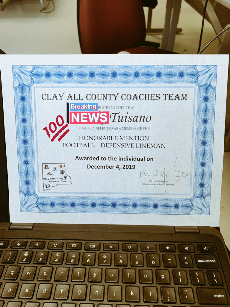 TMakiva's tweet photo. Just want to congratulate my son for making all County it's just the beginning son keep on grinding it will all pay off Miika Tuisano #44
Middle linebacker fullback defensive end #RidgeviewHighSchool
#Rise&Grind
#HeadDefensiveCoordinator #CoachJason https://t.co/qzprCF7zir