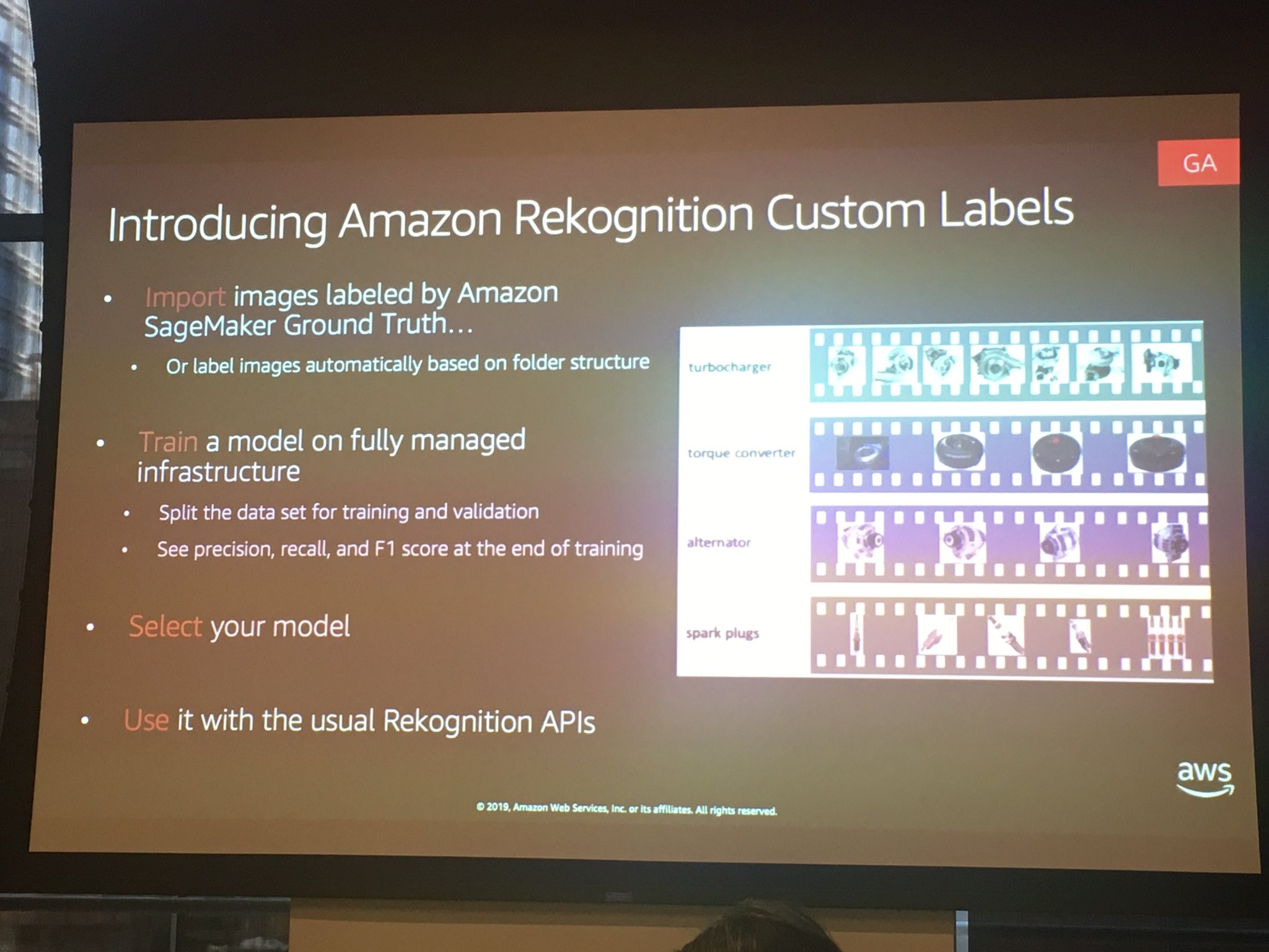 Mark Buckley on Twitter "Afternoon sessions at aws_recap starts with