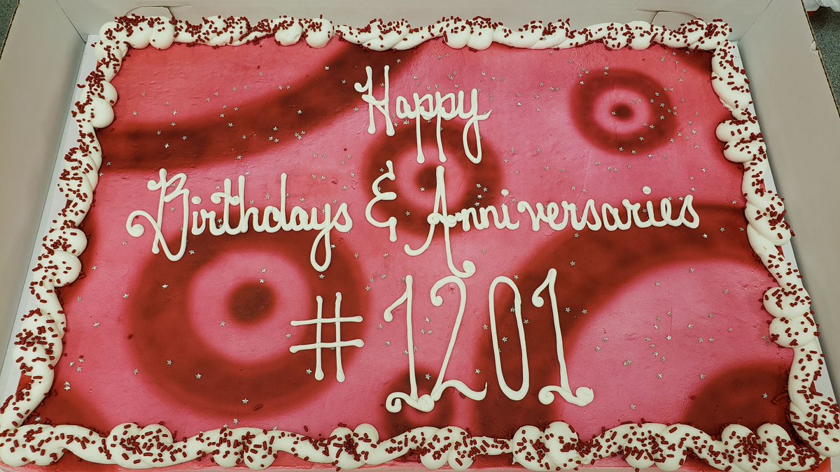 Special shout-out to T-1392 for making an amazing cake for the team at T-1201!!! Everyone loved it!