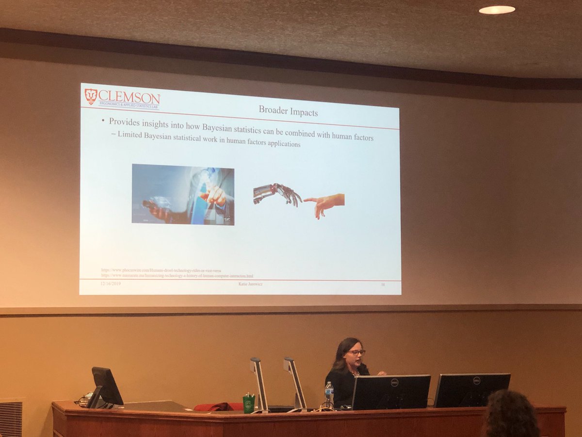 csl_UWMadison's tweet photo. Great talk by Katie Jurewicz on predicting gestural control in anesthesia using bayesian statistics &amp; highlighting the need to further incorporate Bayesian statistics into Human Factors #HumanFactors @uwisye @HFESMadison https://t.co/oRia5bn0W7