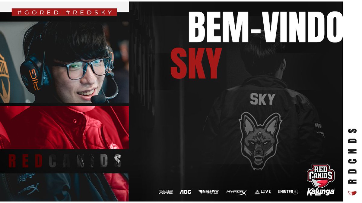 A nossa história ainda não acabou, seja bem-vindo novamente @SkylolS2! #GoRED obs: Vídeo de anúncio somente após o do Titan.