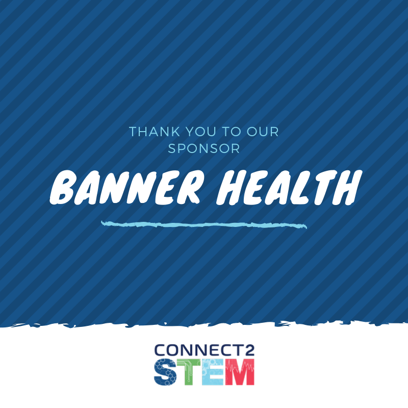 Connect2STEM's tweet photo. Thank you to our newest #Connect2STEM2020 sponsor @BannerHealth! Your contribution allows us to make this year's event bigger, better and nerdier! https://t.co/lY9iF2DygD
