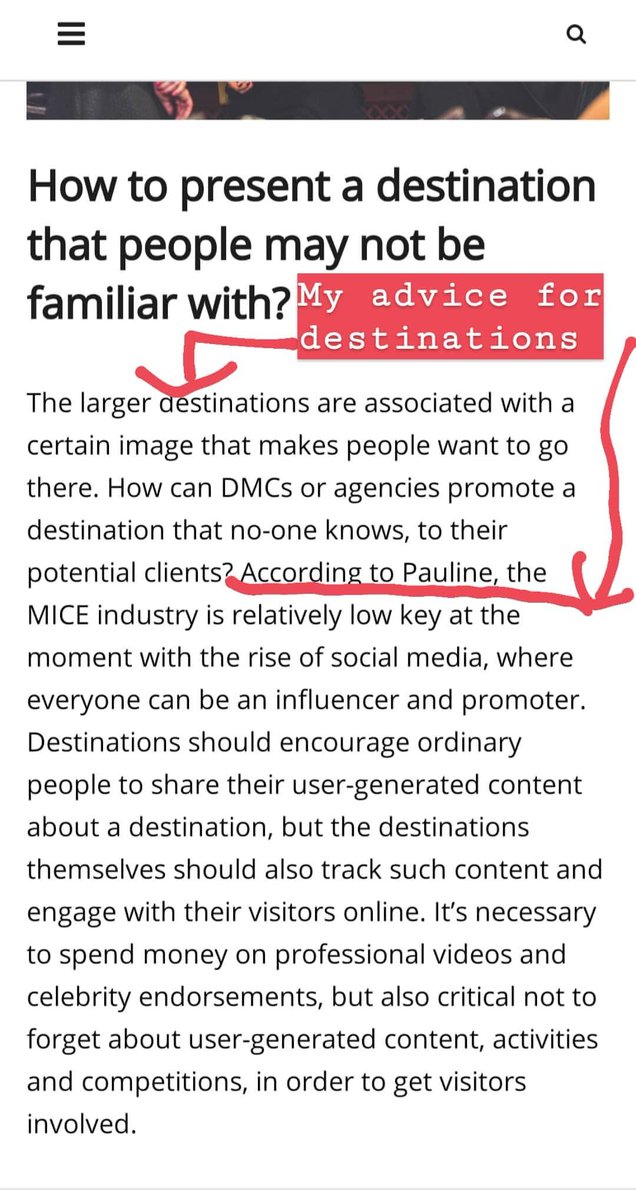 paulinekwasniak's tweet image. was asked by @themiceblog during @ITB_Berlin how can an unknown, smaller or less popular #destinations promote or #brand themselves, in order to compete with well known destinations. Its all about perceptions and awerness. #destinationmarketing 
#business #eventprofs #MICE