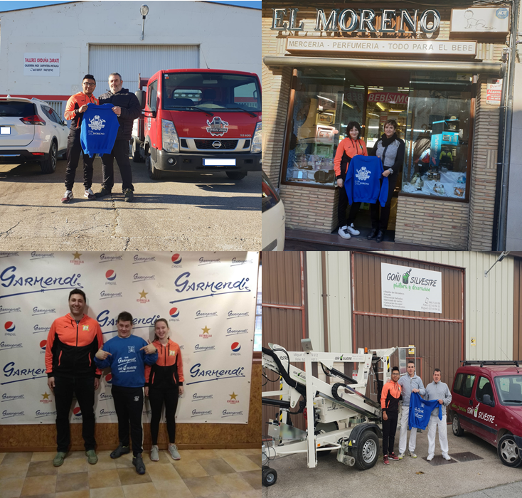 BmAtalaya's tweet photo. Gracias a la ayuda y colaboración de Bar Garmendi, Talleres Orduña, Mercería El Moreno y Pintura Goñi Silvestre, este fin de semana nuestros jugadores y jugadoras han estrenado estas sudaderas. Aupa Atalaya!! https://t.co/3aqXQqLpCW