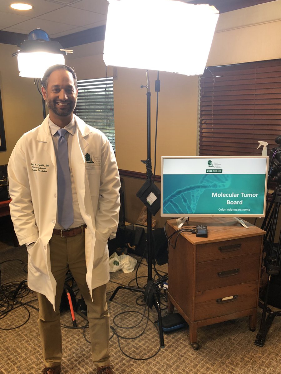 Lights, camera, action! Filming our next #CME molecular tumor board. Should be out early 2020! #PrecisionMedicine #PrecisionOncology #tumorboard #innovation #patientcare @CancerCenter #CTCACME