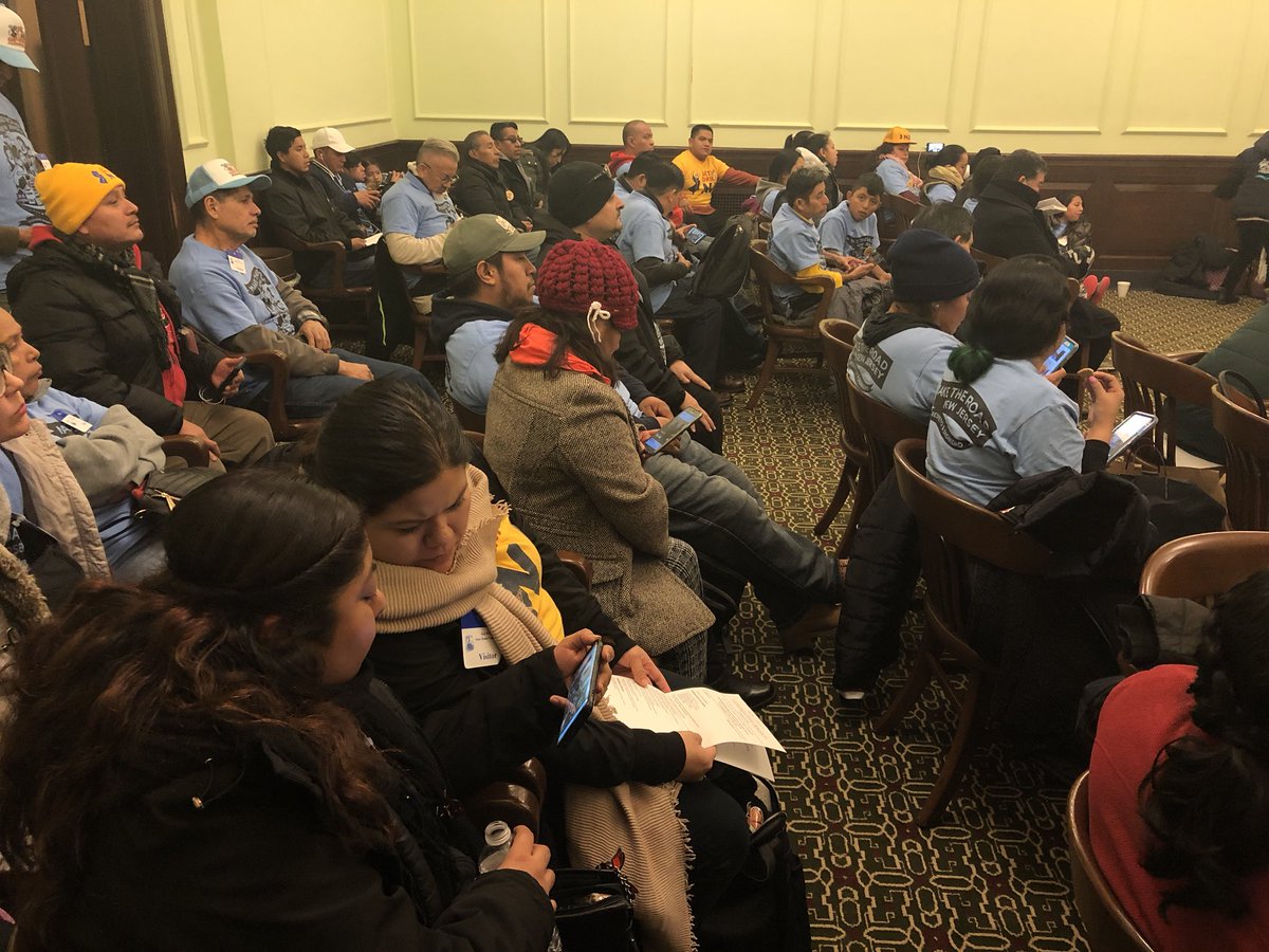 MaketheRoadNJ's tweet photo. Our members have packed the statehouse into overflow rooms and are ready to watch #DriversLicenseNOW vote with @LetsDriveNJ
We have been fighting for years. Itโs time for #LetsDriveNJ https://t.co/WQfG43eZkE