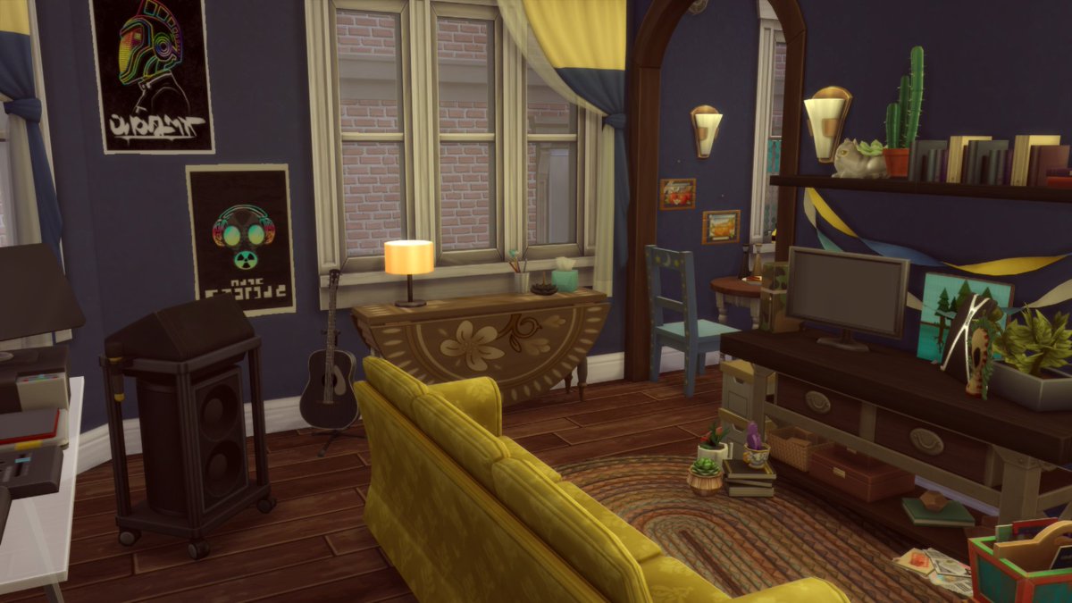 oh_sims's tweet photo. A #2bed #1bath #apartment for your favourite band, Ska’d For Life. Small, and a little bit grubby, but filled with everything they need to become the Next Big Thing.
https://t.co/a6MuQC2ShS
#ShowUsYourBuilds #TS4 #TheSims4 #TheSims #nocc https://t.co/X8YRE557qt