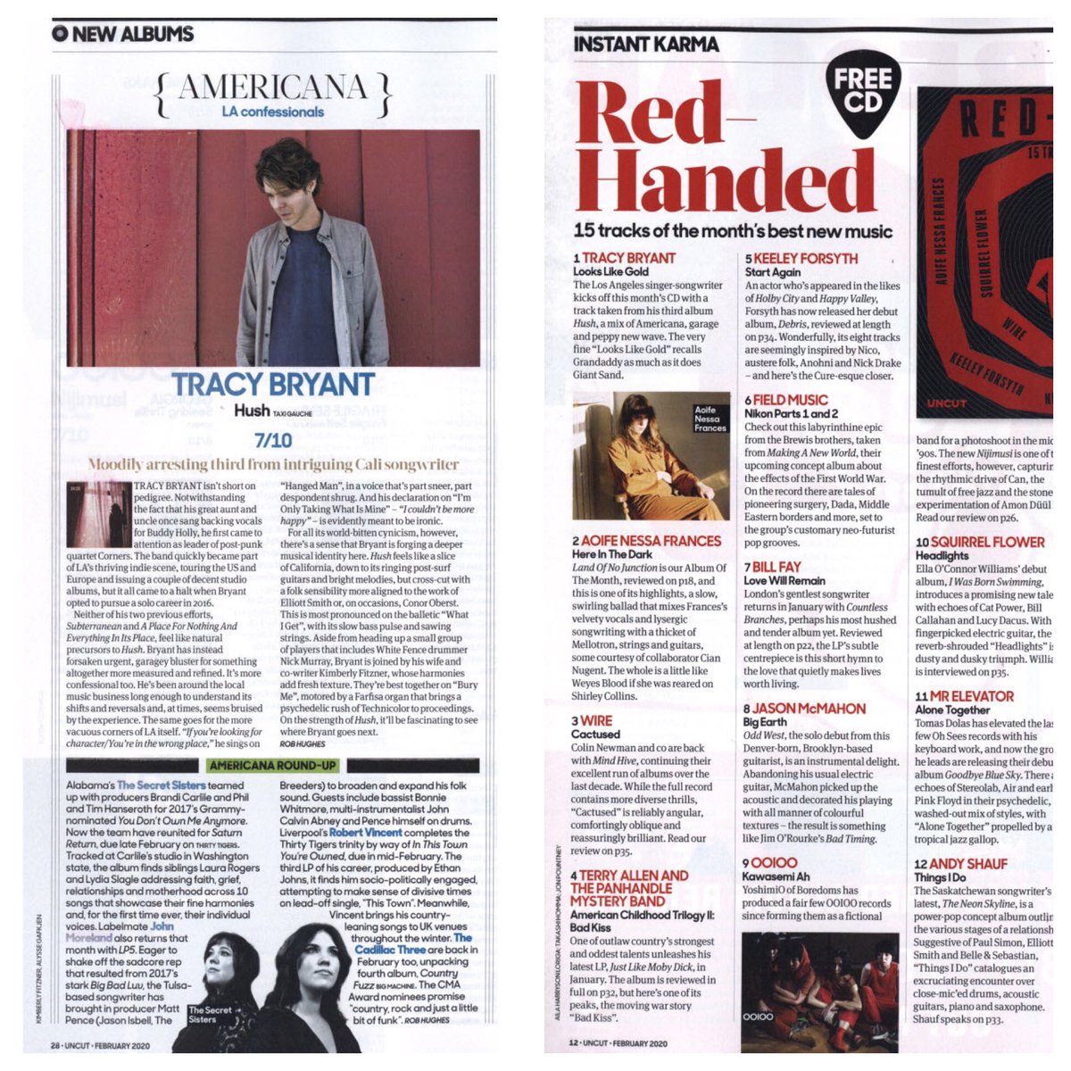 Tracy Bryant (@tracybryantca) on Twitter photo Review of HUSH in the new issue of <a href="/uncutmagazine/">Uncut Magazine</a>. ‘Looks Like Gold’ is also featured as the first song on the sampler CD Review of HUSH in the new issue of <a href="/uncutmagazine/">Uncut Magazine</a>. ‘Looks Like Gold’ is also featured as the first song on the sampler CD