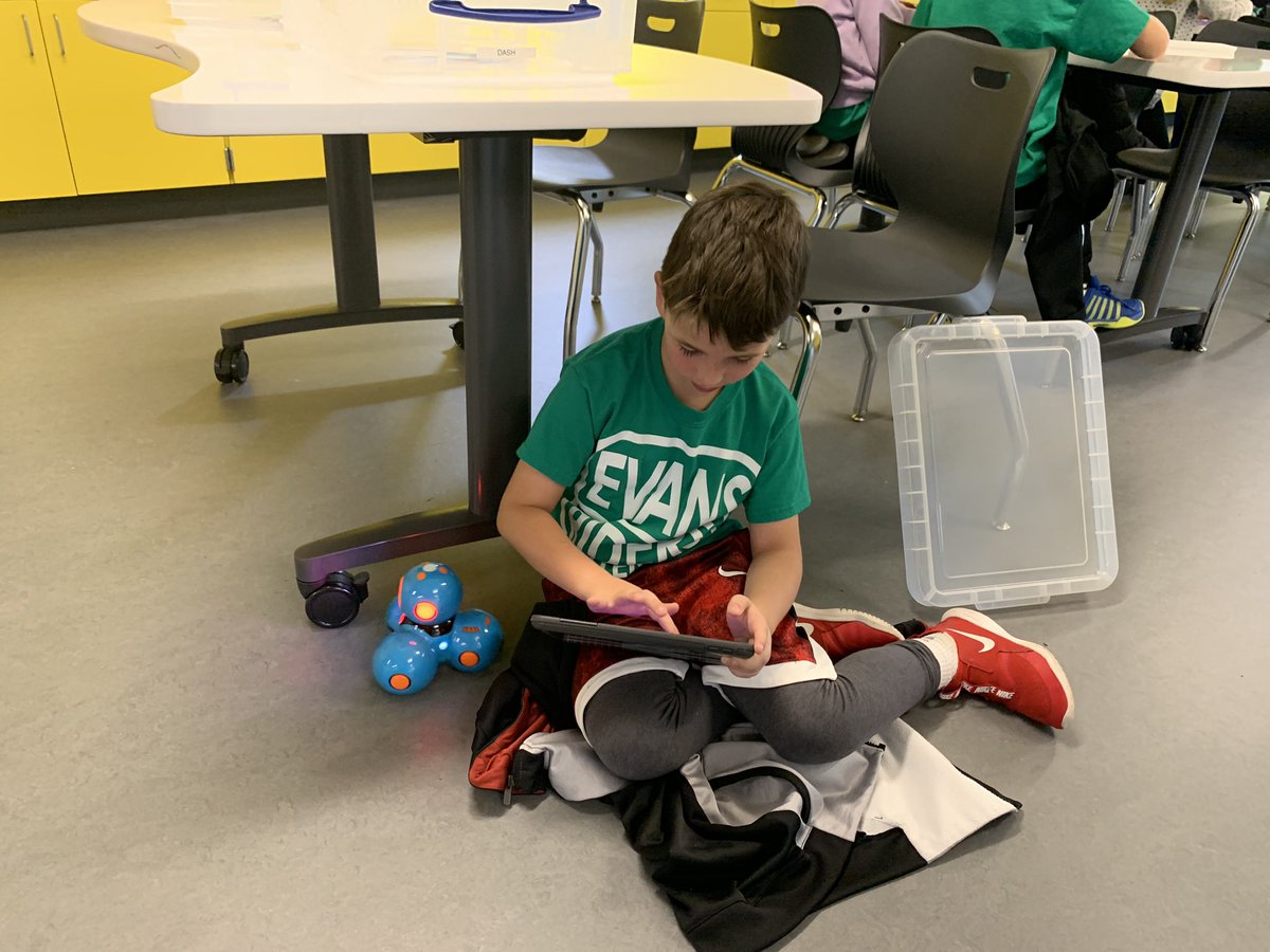 Fun with coding our STEAM Center!  <a href="/steamk8/">Allen ISD STEAM Grades K-8</a>